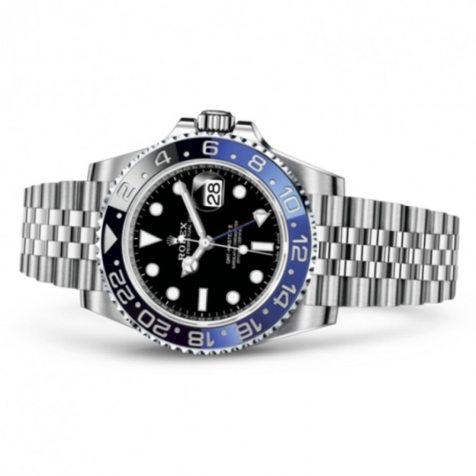 126710  GMTマスターⅡ オイスター、40 mm、オイスタースチール