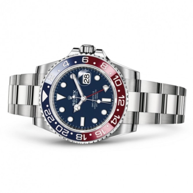 126719  GMTマスターⅡ オイスター、40 mm、ホワイトゴールド