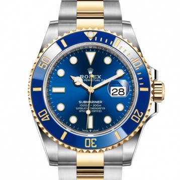 126613 サブマリーナー デイト オイスター、41 mm、オイスタースチール＆イエローゴールド