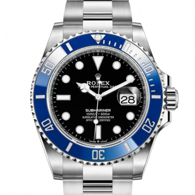 126619 サブマリーナー デイト オイスター、41 mm、ホワイトゴールド