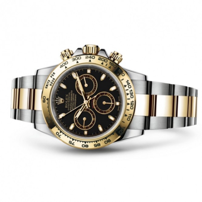 116503 コスモグラフ デイトナ オイスター、40 mm、オイスタースチール＆イエローゴールド