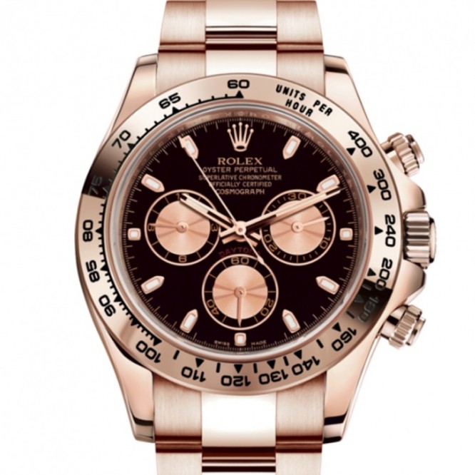 116505 コスモグラフ デイトナ オイスター、40 mm、エバーローズゴールド