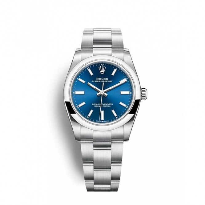 124200 オイスター パーペチュアル 34 オイスター、34 mm、オイスタースチール