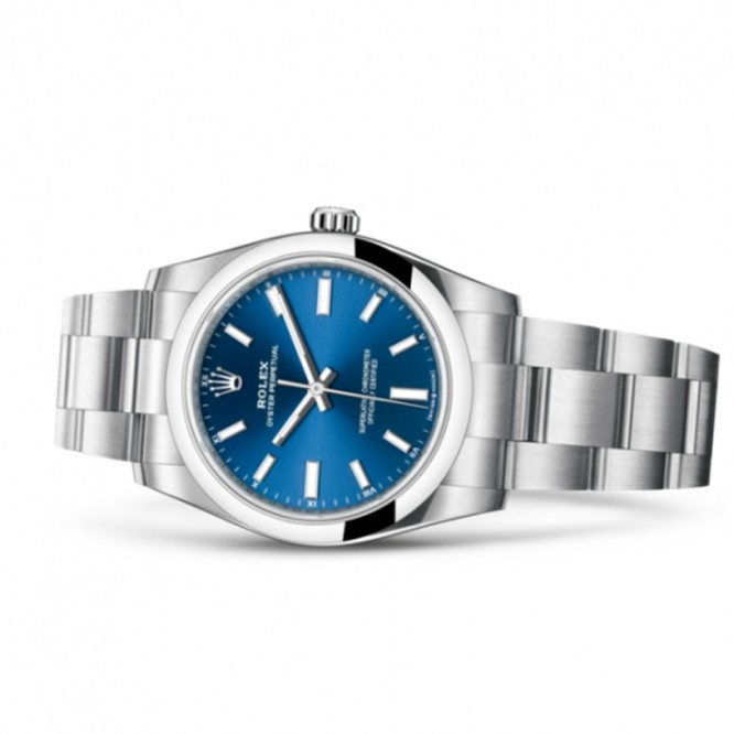 124200 オイスター パーペチュアル 34 オイスター、34 mm、オイスタースチール
