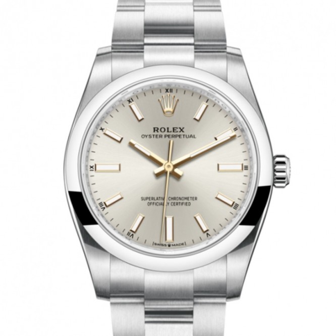 124200 オイスター パーペチュアル 31 オイスター、31mm、オイスタースチール