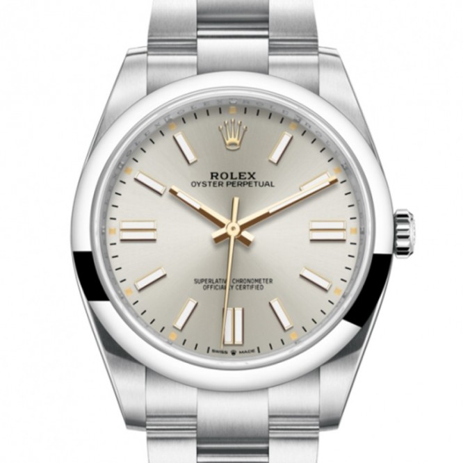124300 オイスター パーペチュアル 41 オイスター、36 mm、41 mm、オイスタースチール