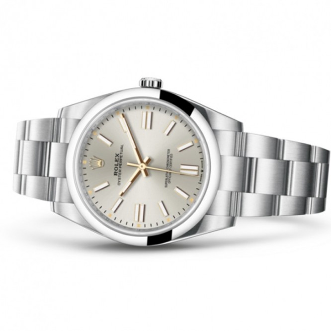 124300 オイスター パーペチュアル 41 オイスター、36 mm、41 mm、オイスタースチール