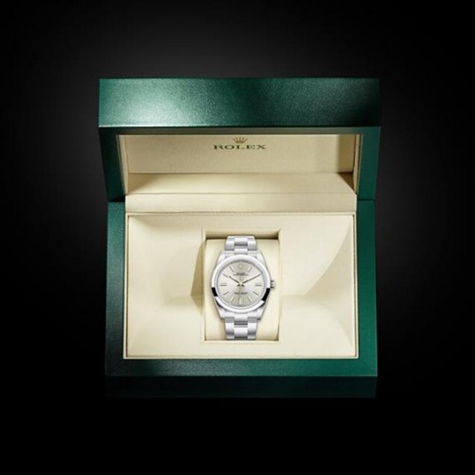 124300 オイスター パーペチュアル 41 オイスター、36 mm、41 mm、オイスタースチール