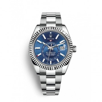 326934 スカイドゥエラー オイスター、42 mm、オイスタースチール＆ホワイトゴールド