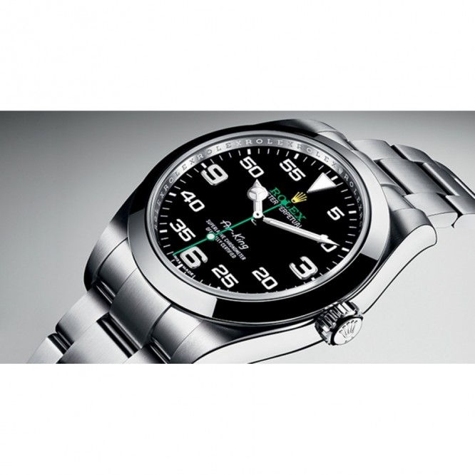116900 エアキング オイスター、40 mm、オイスタースチール