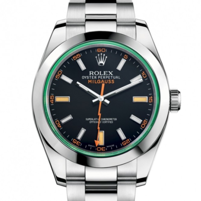 116400 ミルガウス オイスター、40 mm、オイスタースチール