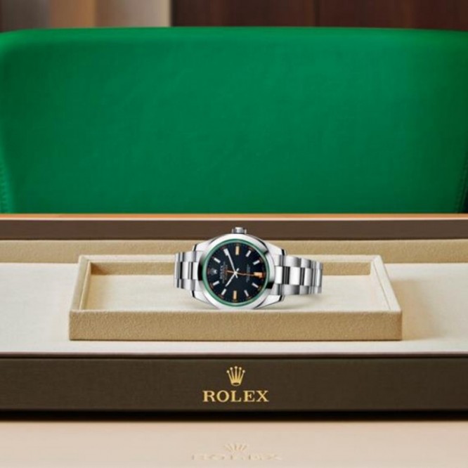 116400 ミルガウス オイスター、40 mm、オイスタースチール
