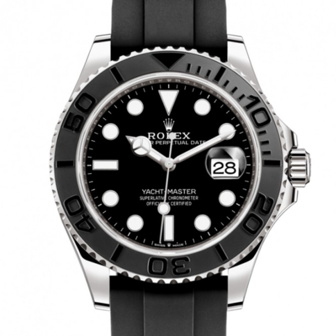 226659 ヨットマスター 42 オイスター、42 mm、ホワイトゴールド