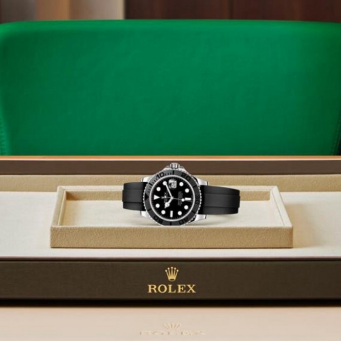 226659 ヨットマスター 42 オイスター、42 mm、ホワイトゴールド
