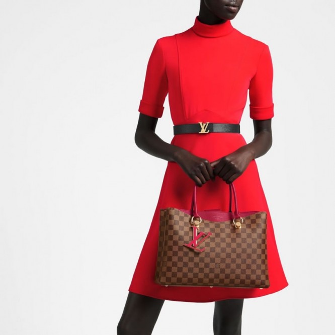 【LOUIS VUITTON】 ルイヴィトン☆LVリバーサイド バッグ トートバッグ ダミエN40052