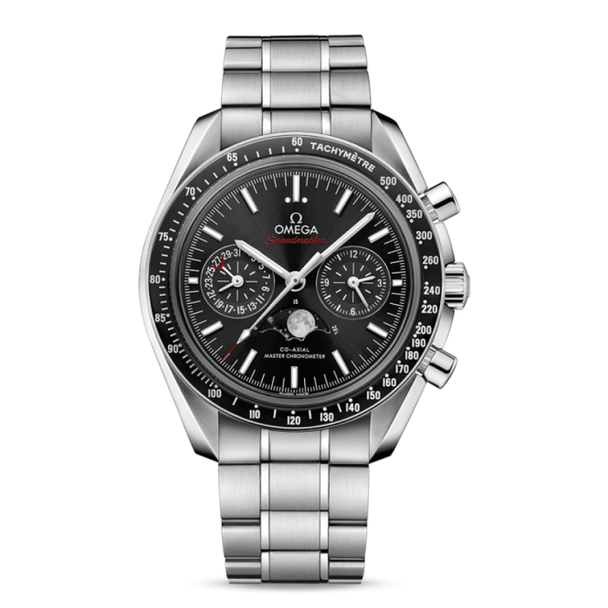 SPEEDMASTERムーンフェイズ- コーアクシャル マスター クロノメーター ムーンフェイズ クロノグラフ 44.25MM