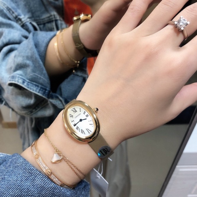 CARTIER Baignoireシリーズの女性の腕時計 32mm