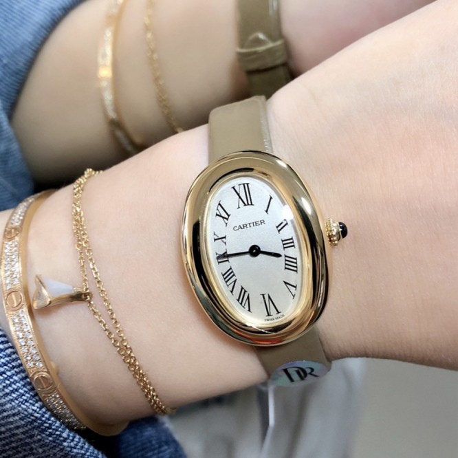CARTIER Baignoireシリーズの女性の腕時計 32mm