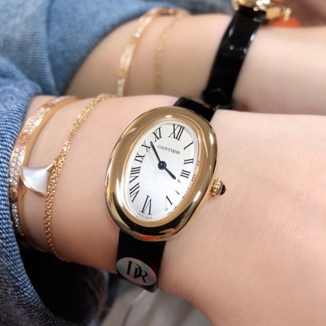 CARTIER Baignoireシリーズの女性の腕時計 32mm