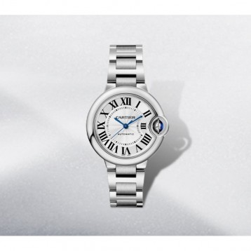 CARTIER Ballon Bleuシリーズのレディースメカニカルウォッチ 33mm