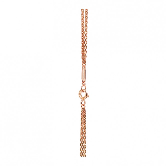 ★新品★Tiffany ティファニー ハードウェア ダブルリンク ペンダント パヴェ ダイヤモンド 18K ローズゴールド 68692512