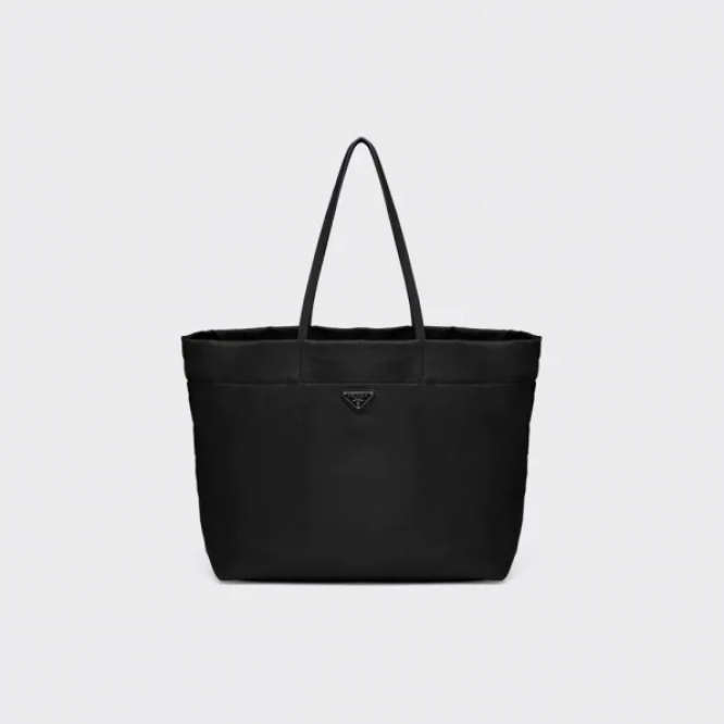 ☆大人気新作☆PRADA プラダ Re Nylon xサフィアーノレザー トートバッグ ブラック 1BG107_RV44_F0002_V_YOX