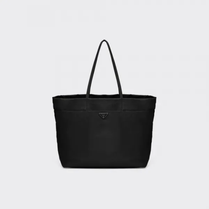 ☆大人気新作☆PRADA プラダ Re Nylon xサフィアーノレザー トートバッグ ブラック 1BG107_RV44_F0002_V_YOX
