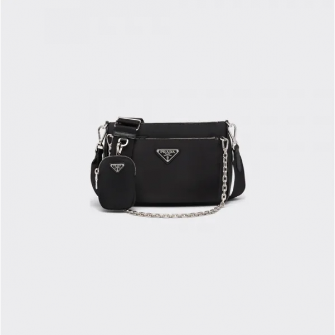 ☆大人気新作☆PRADA プラダ Re-Nylon ショルダーバッグ ブラック 1BH168_R064_F0002_V_V1T