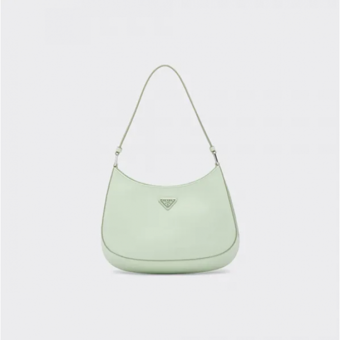 ☆大人気新作☆PRADA プラダ クレオ ブラッシュドレザー ショルダーバッグ パステルグリーン 1BC499_ZO6_F0934_V_OOO