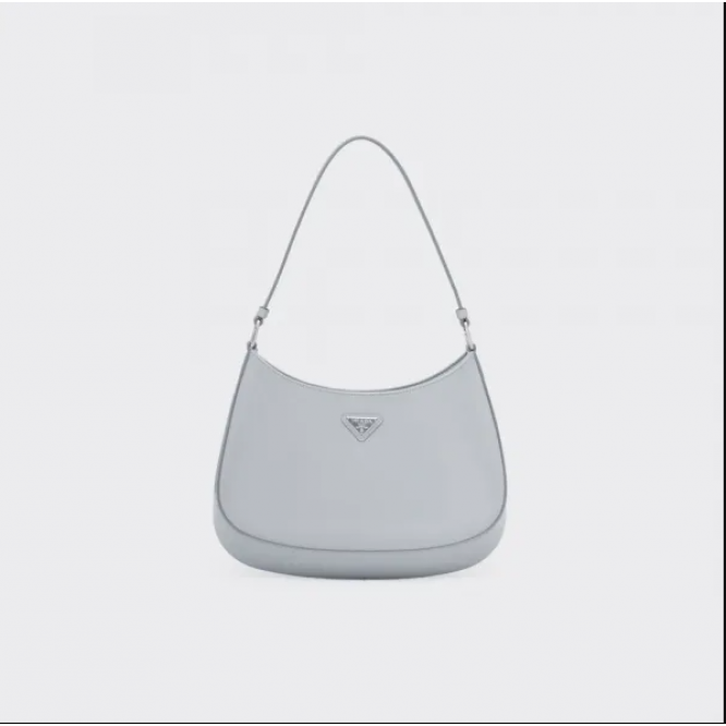 ☆大人気新作☆PRADA プラダ クレオ ブラッシュドレザー ショルダーバッグ ブルー 1BC499_ZO6_F0591_V_OOO