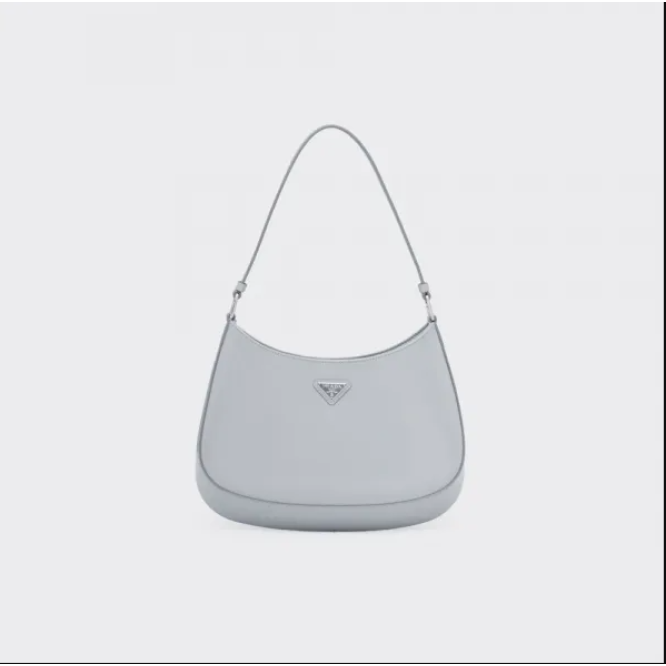 ☆大人気新作☆PRADA プラダ クレオ ブラッシュドレザー ショルダーバッグ ブルー 1BC499_ZO6_F0591_V_OOO