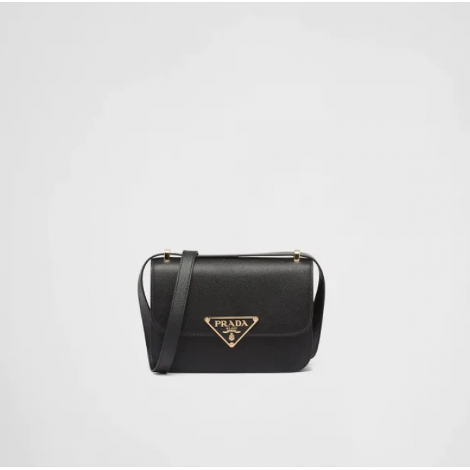 ☆大人気新作☆PRADA プラダ サフィアーノレザー ショルダーバッグ ブラック 1BD320_2A4A_F0002_V_OTO