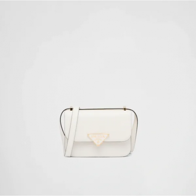 ☆大人気新作☆PRADA プラダ サフィアーノレザー ショルダーバッグ ホワイト 1BD320_2A4A_F0009_V_OTO