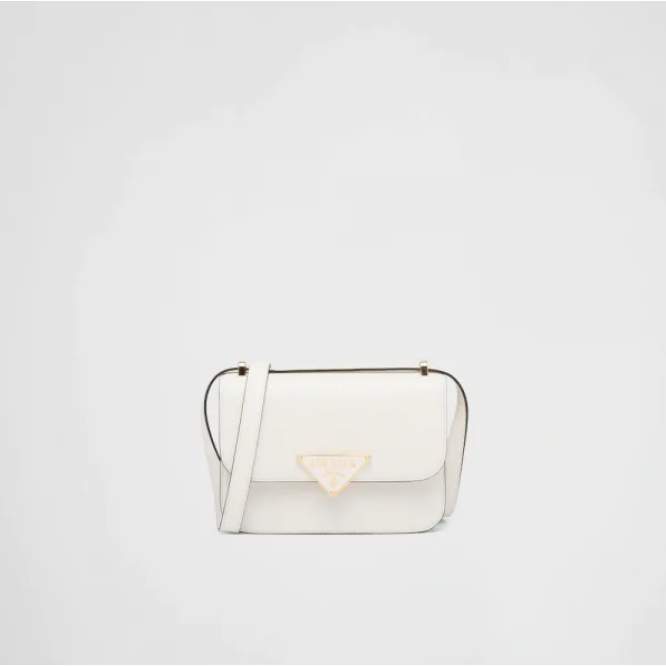 ☆大人気新作☆PRADA プラダ サフィアーノレザー ショルダーバッグ ホワイト 1BD320_2A4A_F0009_V_OTO