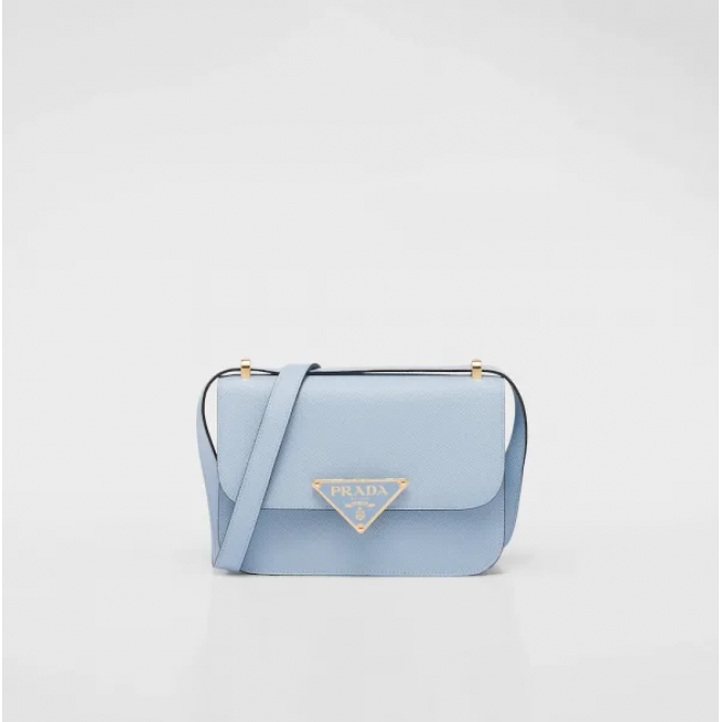 ☆大人気新作☆PRADA プラダ サフィアーノレザー ショルダーバッグ ライトブルー 1BD320_2A4A_F0076_V_OTO