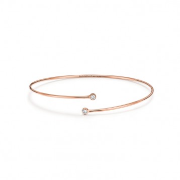 ★高品質・1203新品★Tiffany ティファニー エルサ・ペレッティ™ ダイヤモンド フープ シングルロウ バングル GRP09660