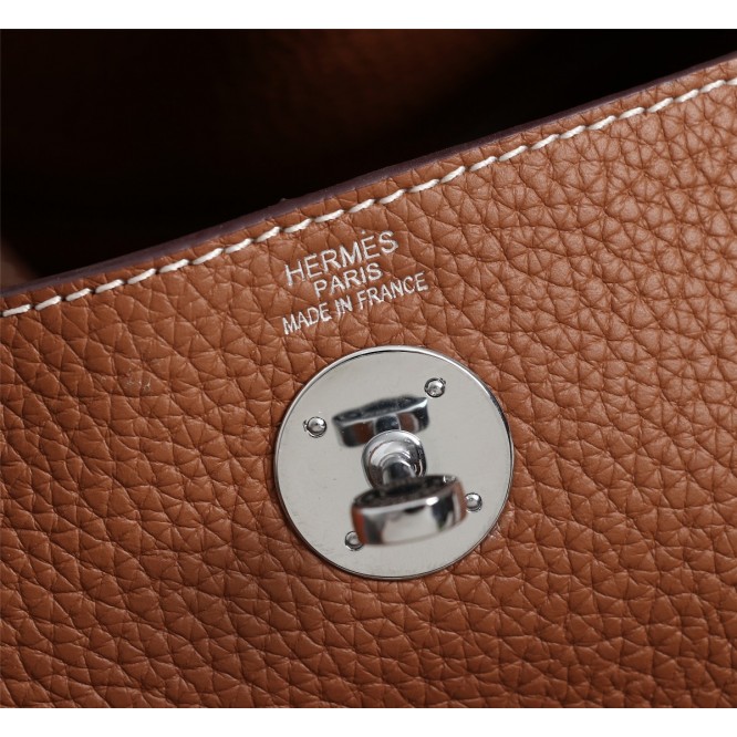 ★超入手困難★HERMES エルメス Lindy Mini リンディ ミニ ハンドバッグ ショルダーバッグ ブラウン H079086CK18-2