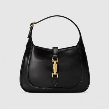 【日常に☆】GUCCI グッチ 〔ジャッキー 1961〕ミニ バッグ ブラック レザー 637091 10O0G 1000