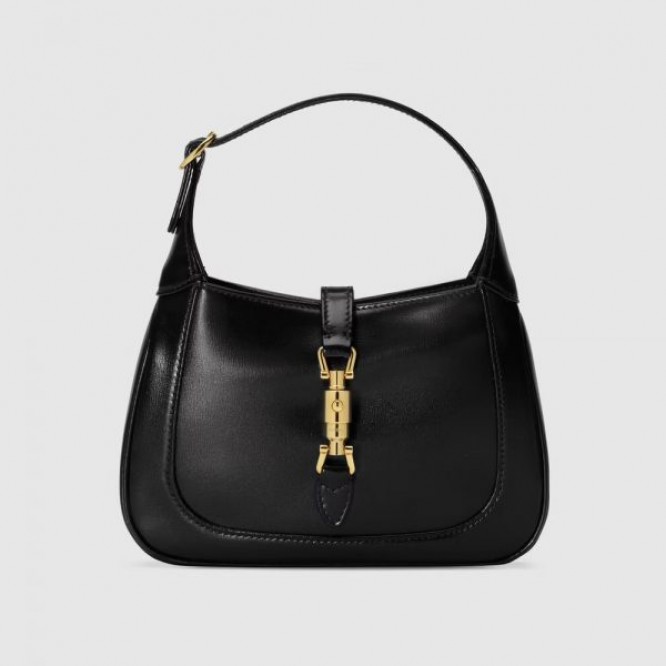 【日常に☆】GUCCI グッチ 〔ジャッキー 1961〕ミニ バッグ ブラック レザー 637091 10O0G 1000 【日常に☆】GUCCI グッチ 〔ジャッキー 1961〕ミニ バッグ ブラック レザー 637091 10O0G 1000