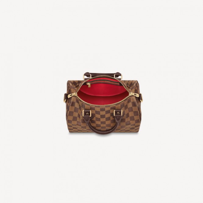 【最後の1点】LOUIS VUITTON SPEEDY 25 スピーディ・バンドリエール 25 ウィメンズ トートバッグ ショルダーバッグ ダミエ・エベヌ N41368