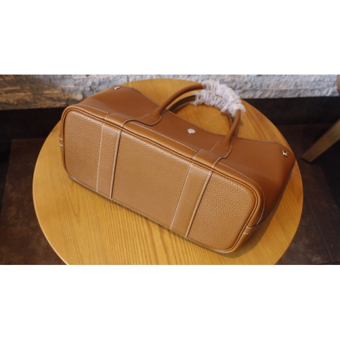 ★レア商品★HERMES エルメス Garden Party ガーデンパーティー 30 トートバッグ ブラウン H051568CK37