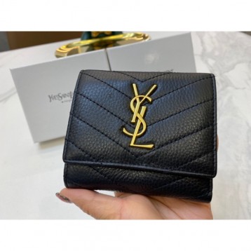 YSL・レザー コンチネンタルウォレット 財布 折財布