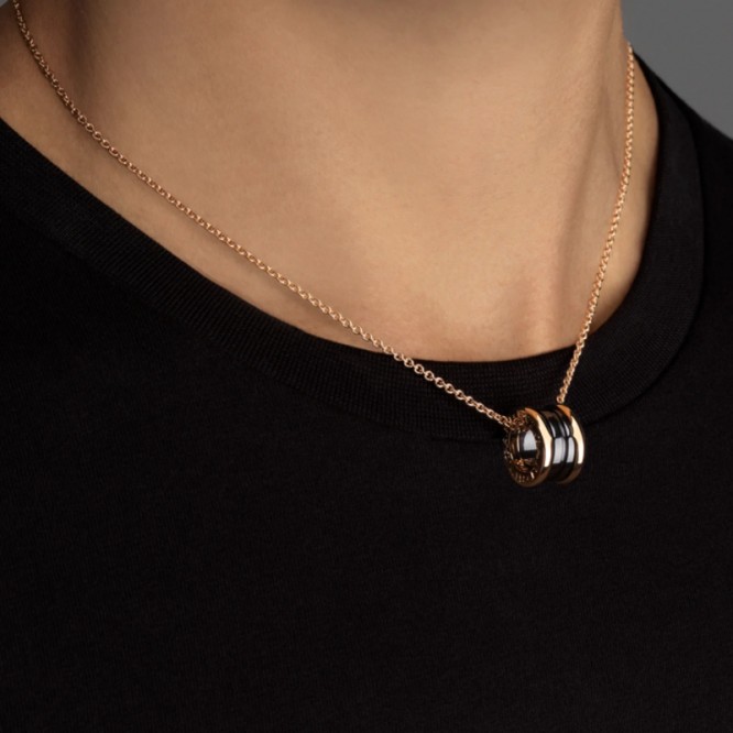 ★1127新品★ブルガリ BVLGARI ビー・ゼロワン ネックレス 346083