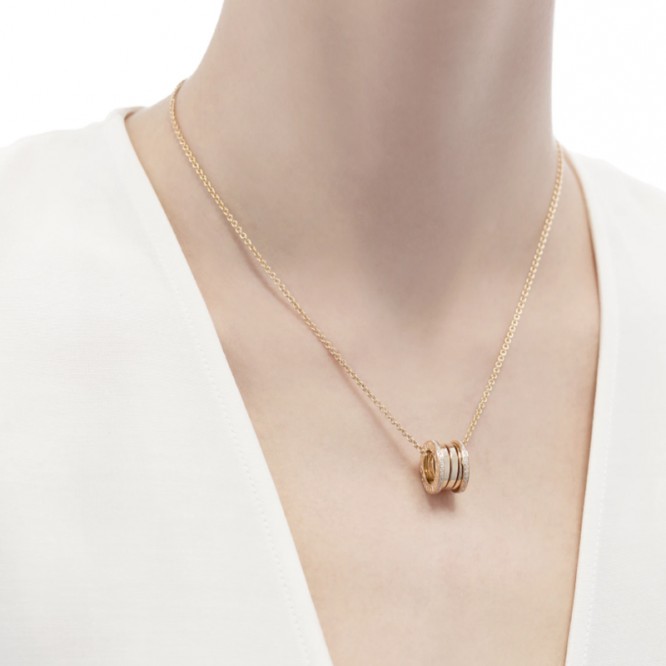 ★1127新品★ブルガリ BVLGARI ビー・ゼロワン ネックレス 350052