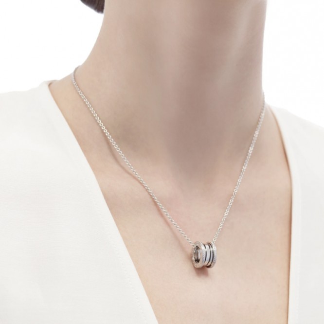 ★1127新品★ブルガリ BVLGARI ビー・ゼロワン ネックレス 350054