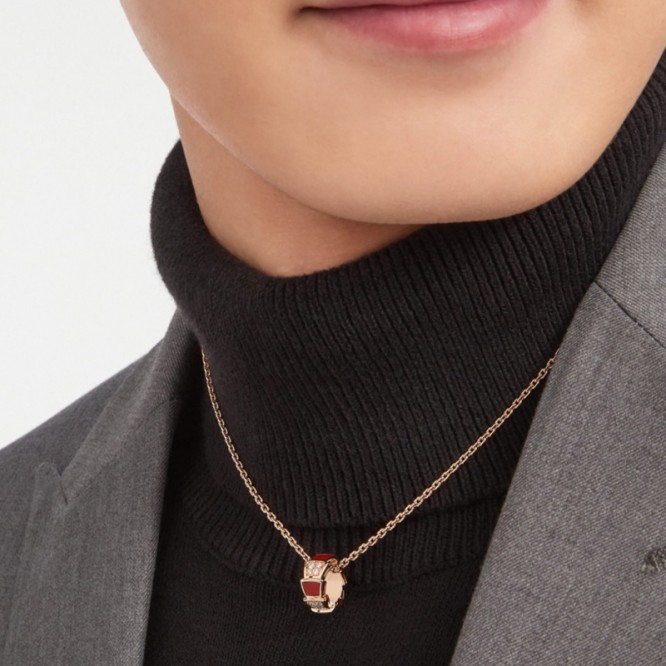 ★1127新品★ブルガリ BVLGARI セルペンティ ヴァイパー ネックレス 355088