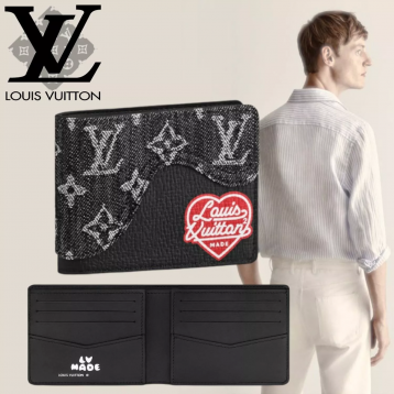 Louis Vuitton x Nigo Slender Wallet モノグラムブラック