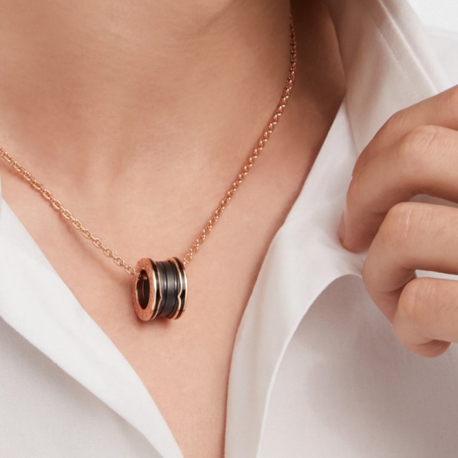 ★1127新品★ブルガリ BVLGARI ビー・ゼロワン ネックレス 358050