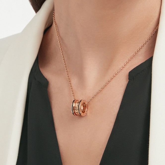 ★1127新品★ブルガリ BVLGARI ビー・ゼロワン ネックレス 358054