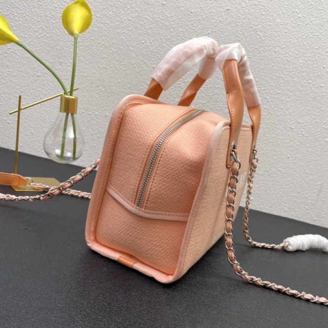 CHANELビーチキャンバスバッグキャンバストートショッピングバッグ